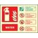 Water Extinguisher Identification