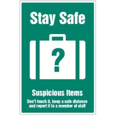 Stay Safe - Suspicious Items