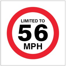 Limited to 56mph