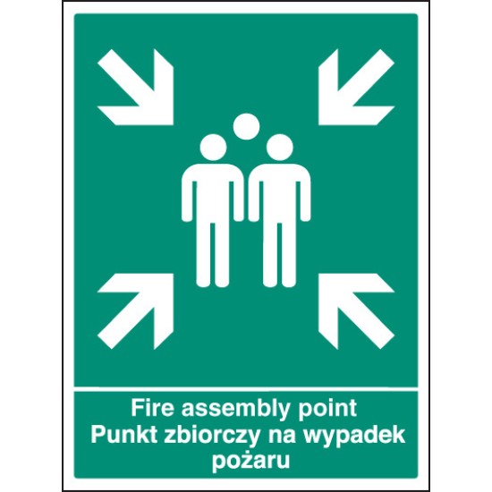 Fire Assembly Point (English / Polish)