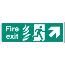 HTM Fire Exit - Arrow Up Right 