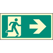 Intermediate Fire Exit Marker - Arrow Right