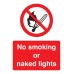 No Smoking Or Naked Lights