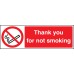 Please Do Not Smoke- Thank You