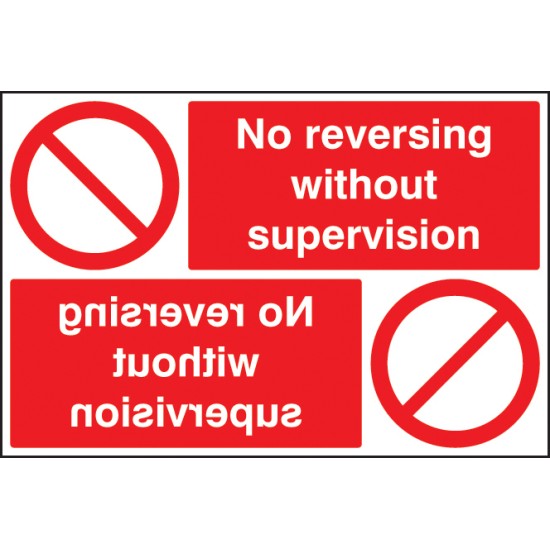 No Reversing without Supervision Reflection Sign