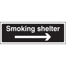 Smoking Shelter - Arrow Right