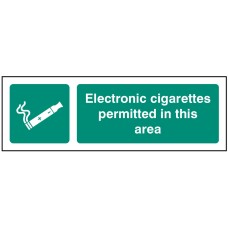 Electronic Cigarettes Permitted in this Area