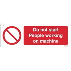 Do Not Start - People Working On Machine