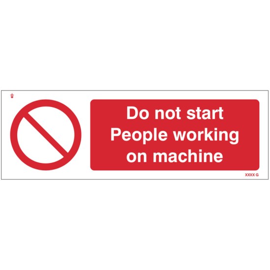 Do Not Start - People Working On Machine