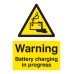 Warning - Battery Charging in Progress