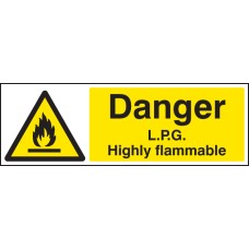 Danger - LPG Highly Flammable