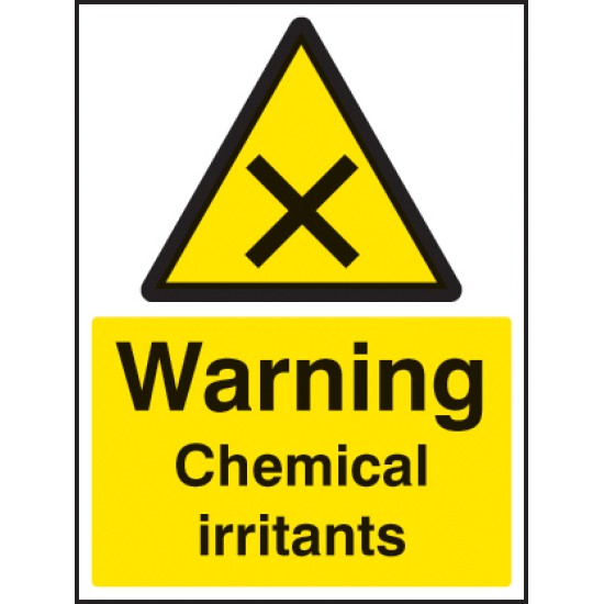 Warning - Chemical Irritants