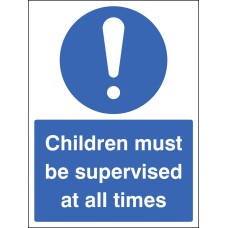 Children Must be Supervised At All Times