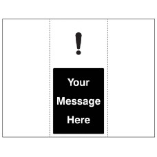 Your Message Here - Custom Cover-Up Sign 