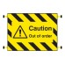 Door Screen Sign - Caution - Out of Order