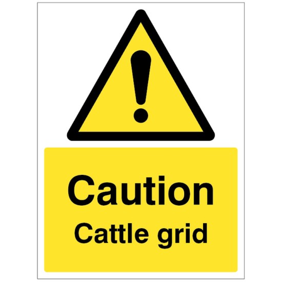 Caution - Cattle Grid