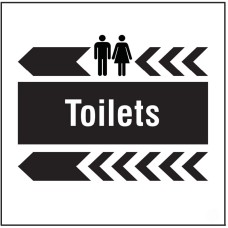 Toilets - Arrow Left - Add a Logo - Site Saver