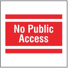 No Public Access - Add a Logo - Site Saver