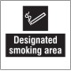 Designated Smoking Area - Add a Logo - Site Saver