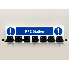 PPE Station - General - 7 Hooks