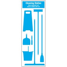 Cleaning Station Shadow Board (7 piece)