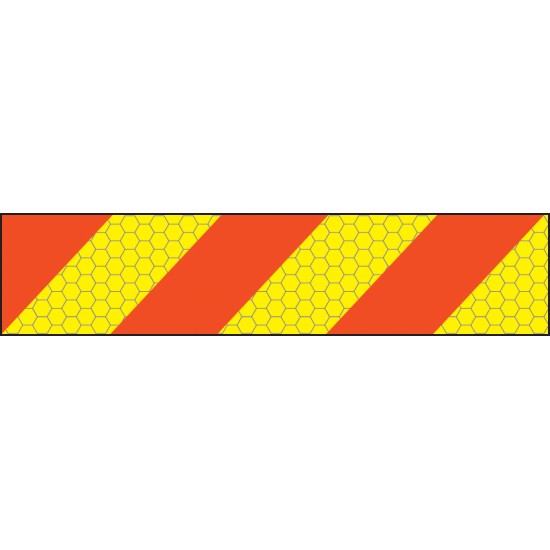 ECE70 Vehicle Marking Plate - Left Hand Chevron