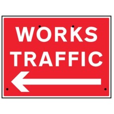 Re-Flex Sign - Works Traffic Arrow Left