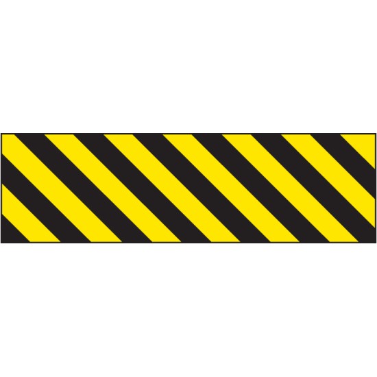 Hazard Marker (Right Hand) - Reflective Aluminium