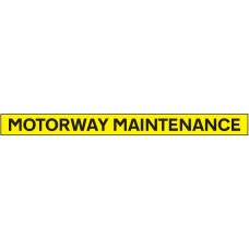 Motorway Maintenance - Reflective Magnetic