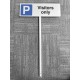 Parking - Visitors Only - Verge Sign