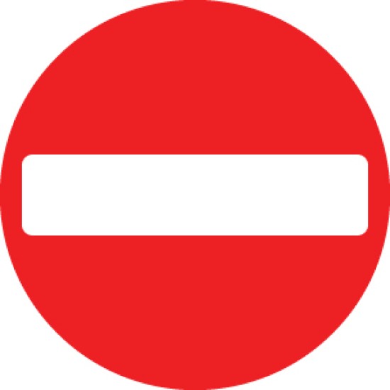 No Entry - Class RA1