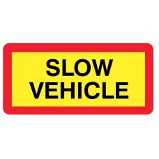 Slow Vehicle Panel - Short Length