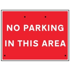 Re-Flex Sign - No Parking in this Area