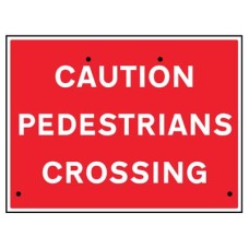 Re-Flex Sign - Caution - Pedestrians Crossing