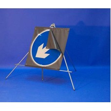 Keep Left / Right Reversible Arrow Reflective Fold up Sign