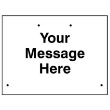 Your Message Here - Custom Re-Flex Sign