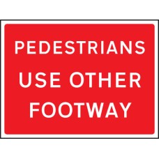 Pedestrians Use Other Footway - Class RA1 