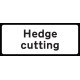 Hedge Cutting Supp Plate - Class RA1