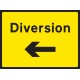 Diversion - Arrow Left - Class RA1 - Temporary