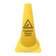 Caution Slippery Surface - Round Cone