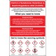 Control Substances Hazardous to Health - Poster