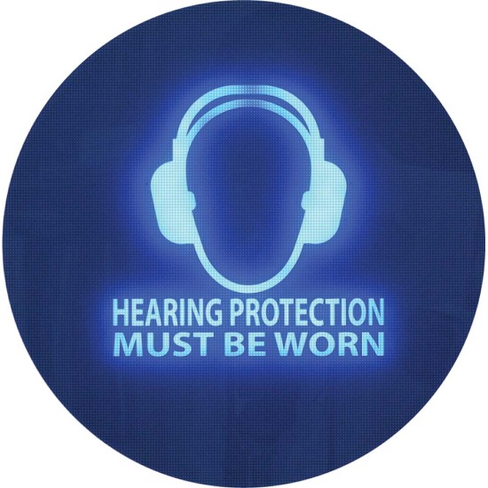 Noise Activated Sign - Hearing Protection Must be Worn