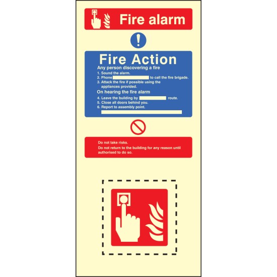 Fire Action & Call Point Set - Operate Alarm - Phone Brigade - Attack Fire