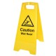 Caution - Wet Floor - Self Standing Floor Sign