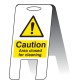 Area Closed for Cleaning - Lightweight Self Standing Sign