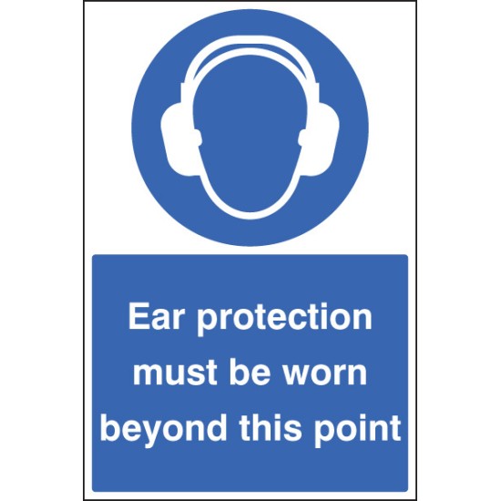 Ear Protection Must be Worn - Floor Graphic