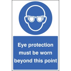 Eye Protection Must be Worn - Floor Graphic