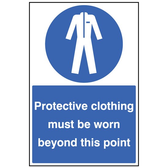 Protective Clothing Must be Worn - Floor Graphic