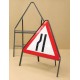 Sign Frame - 750mm Triangle with Supp Plate - 450mm Legs