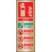 Water Extinguisher Identification